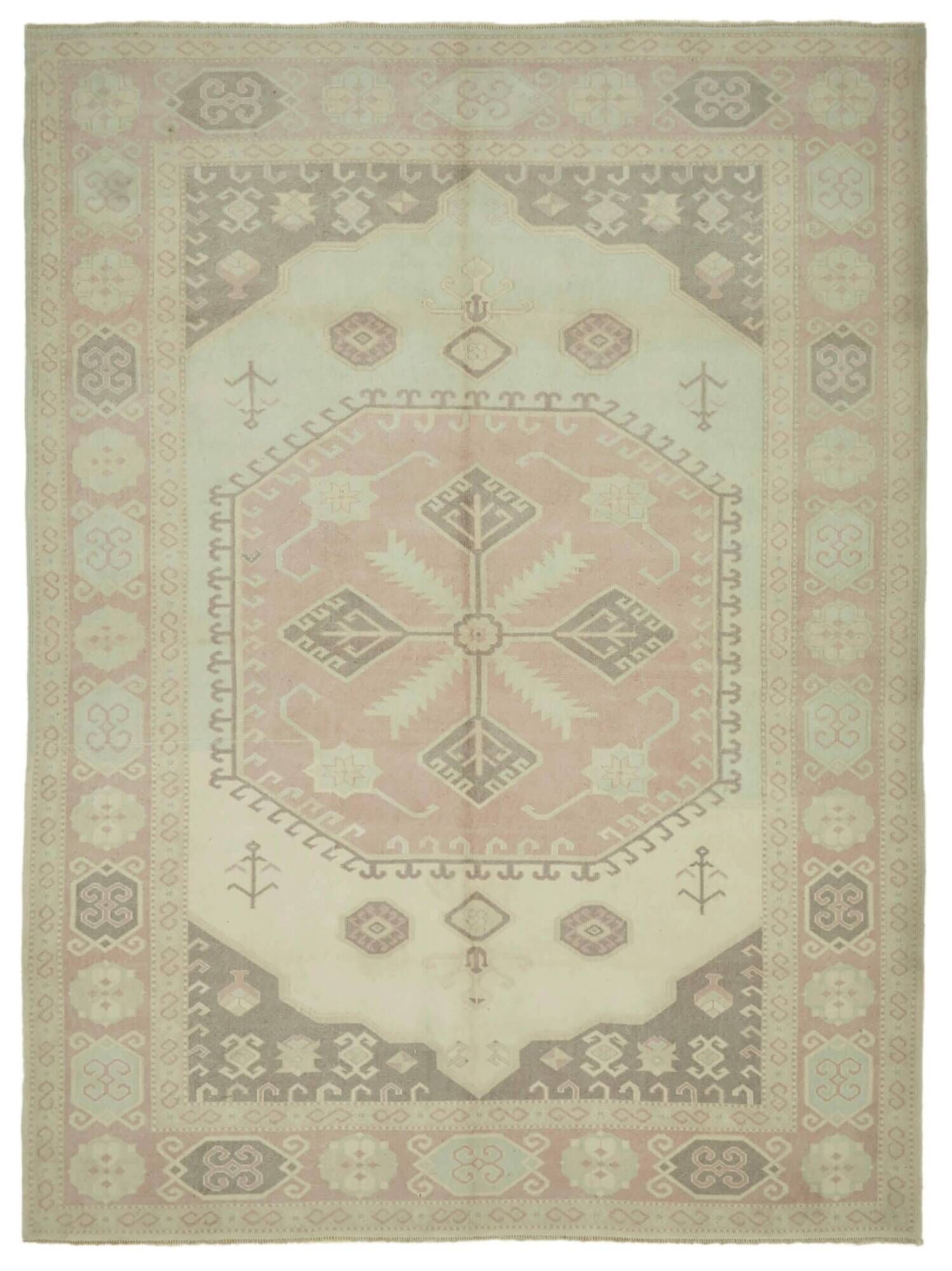 Turkish Vintage Anatolian Rug 221 cm x 300 cm