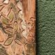 Bas-relief in terracotta, raw art, signed Christophe Jehan.