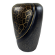 Vase écailles dorées