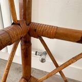 Bamboo and rattan bed