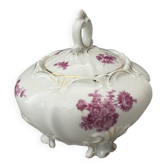 Elegant porcelain soup tureen from Bavaria (Germany), signed AL-KA.