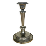 Vintage silver metal candle holder