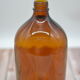Old bottle amber glass pharmacy large capacity 2 liters
