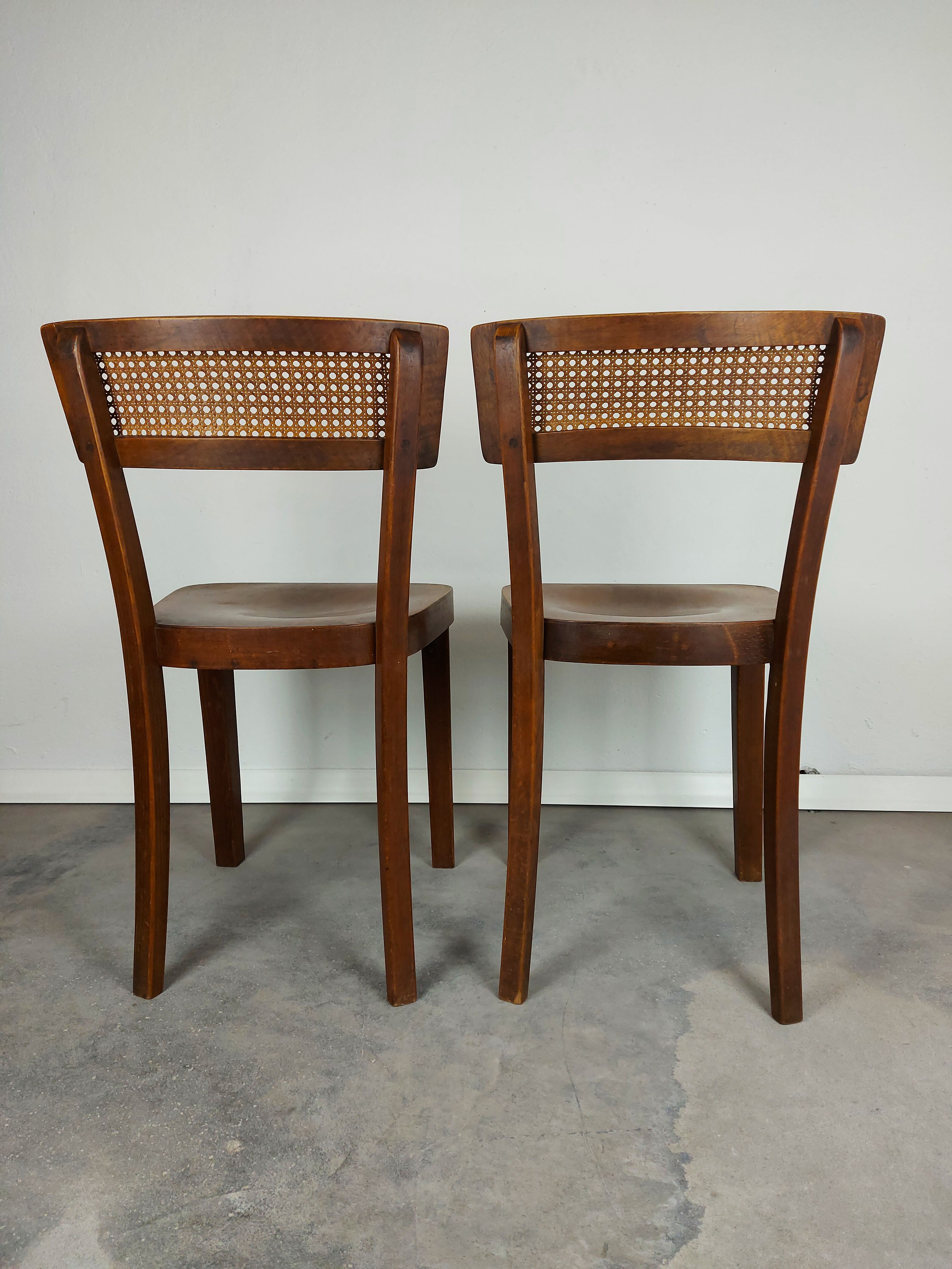 Dining Chairs, Pair, 1940s, very rare
