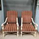Paire de fauteuils style regence