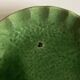 Aegitna deep dish in green glazed earthenware Fish Vallauris 1960