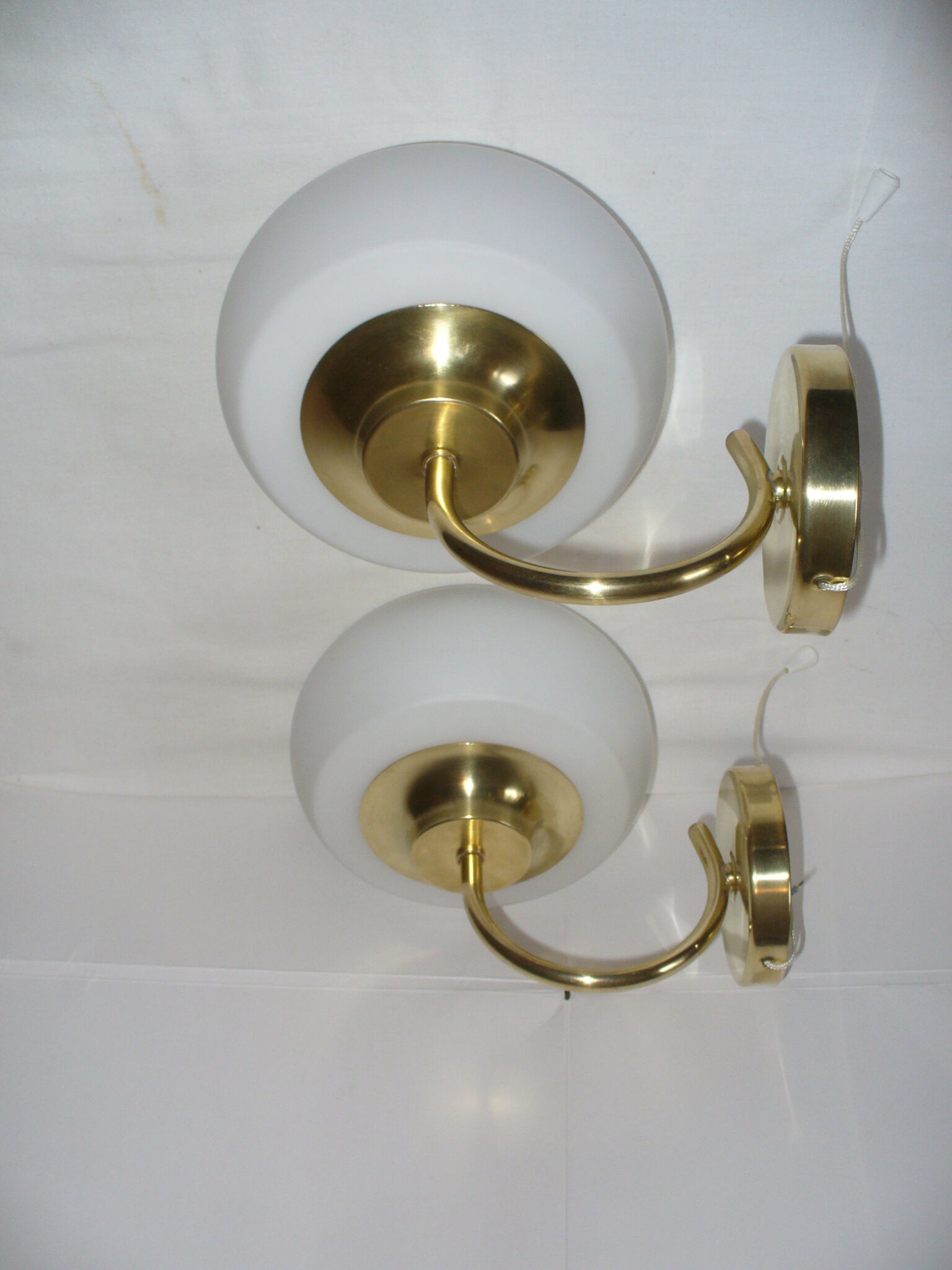 Pair of pull-out wall lamps from the 70s