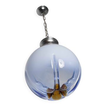 Murano glass globe pendant light Maazzega edition Italian design 70