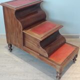 Staircase, Victorian in mahogany , second half of the 19th Century