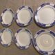 6 flat plates model Dombasles Sarreguemines France Art Deco