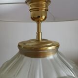 Art Deco lamp in polished glass