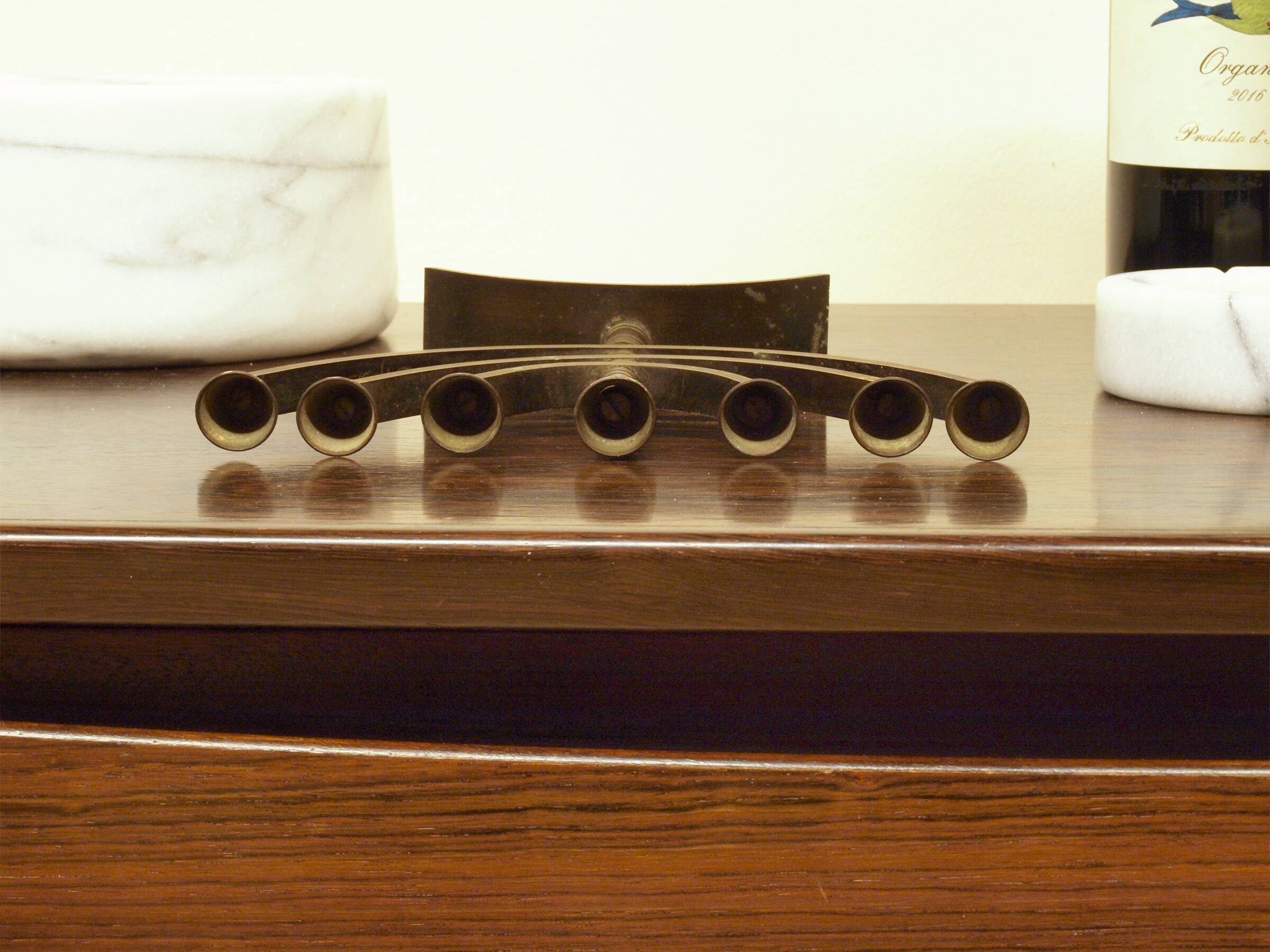 Bronze Menorah, made in Israel, 1970