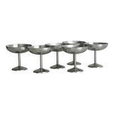 6 18/10 stainless steel dessert bowls