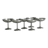 6 coupelles dessert inox 18/10