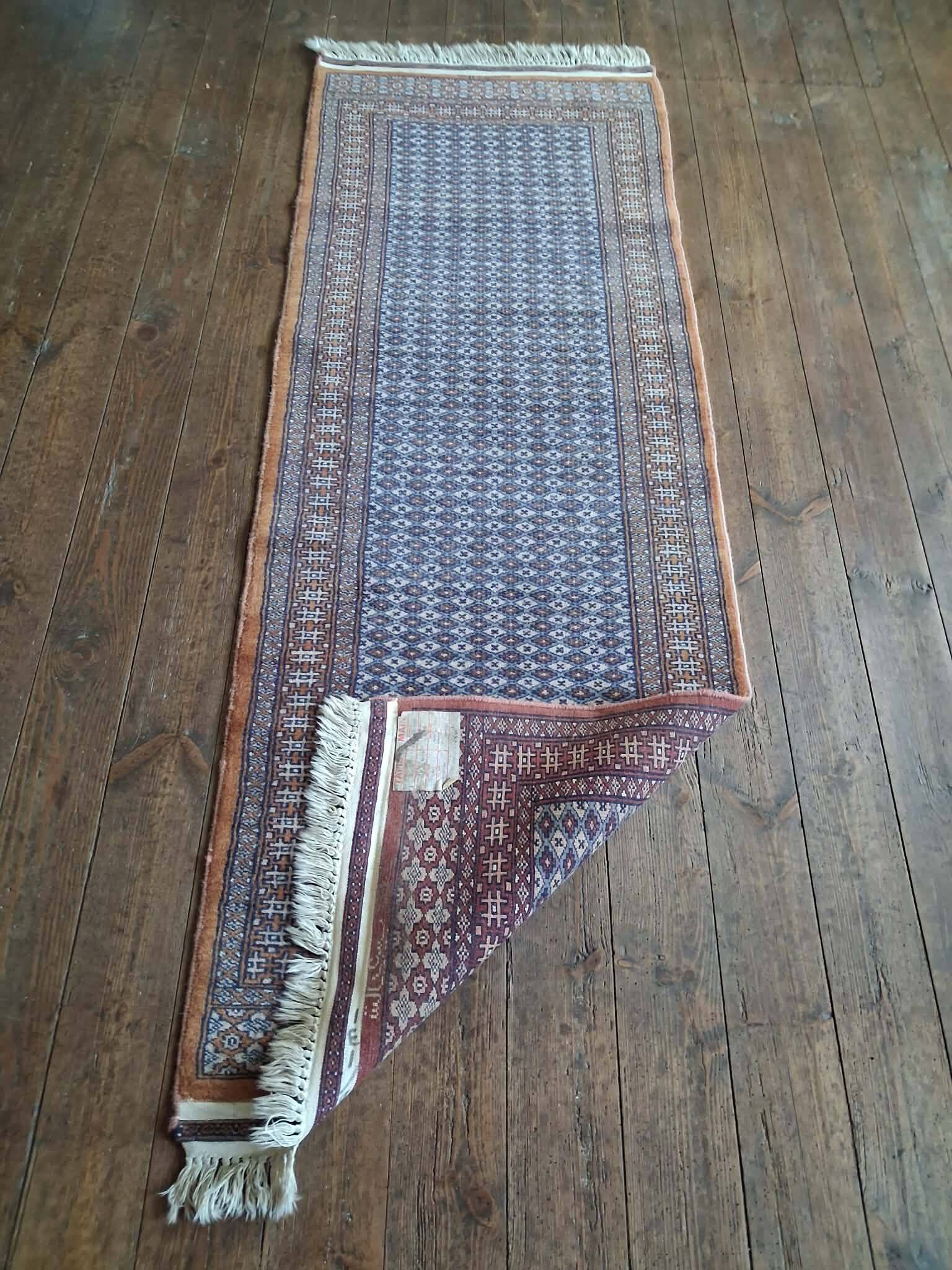 Handmade Pakistani Lahore hallway rug 180x64cm