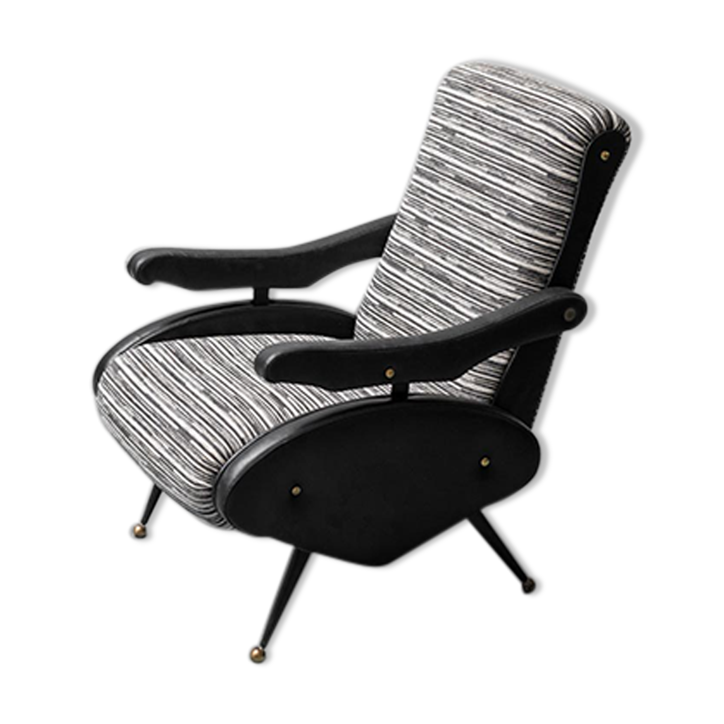 Recliner armchair oscar ello pini 70s vintage modern