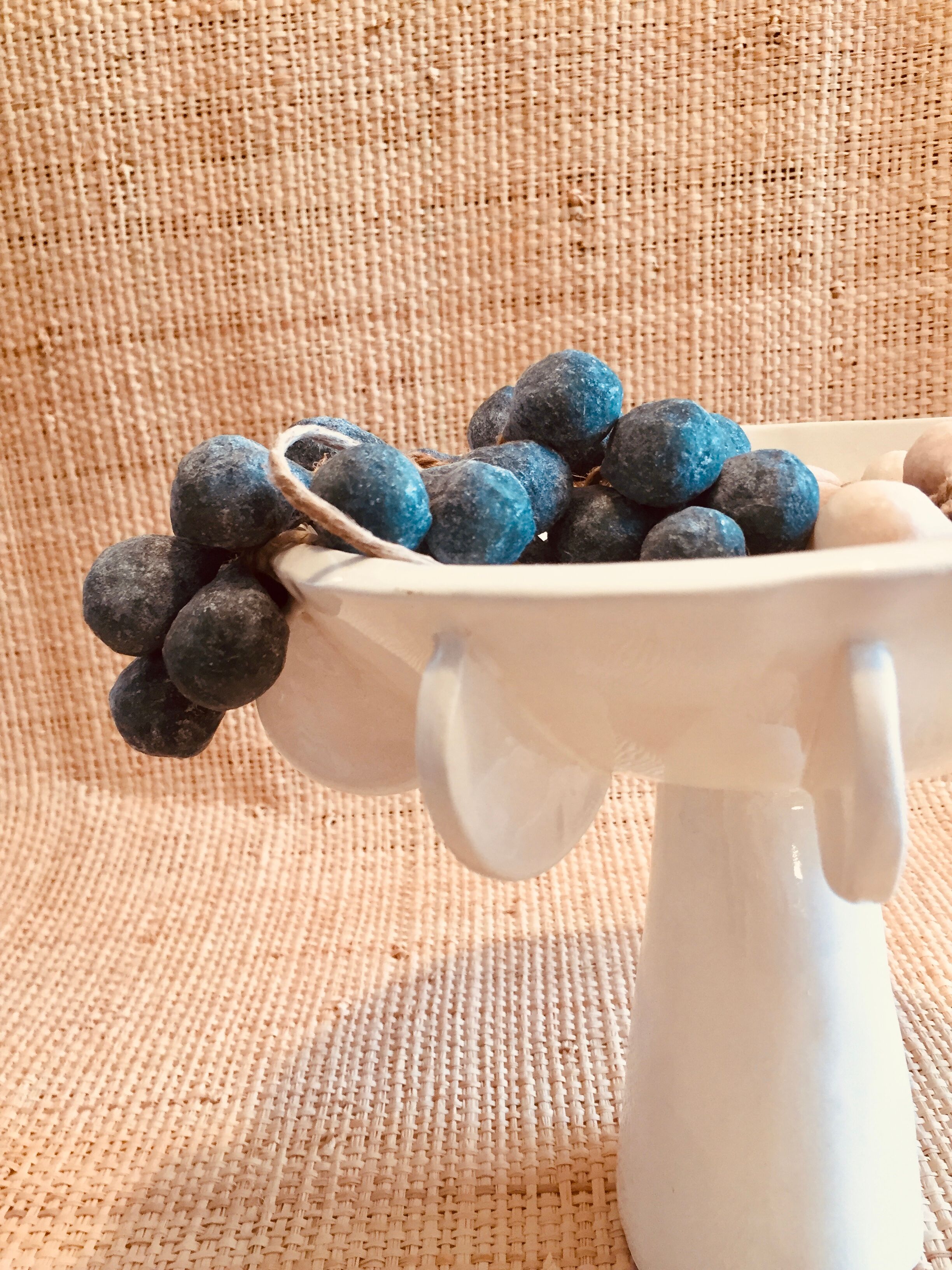 Hand-painted glazed ceramic cup