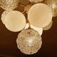 Large  Vintage Glass Pendant Light, 1960s