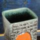 Strehla fat lava vase 1960/1970 ceramic