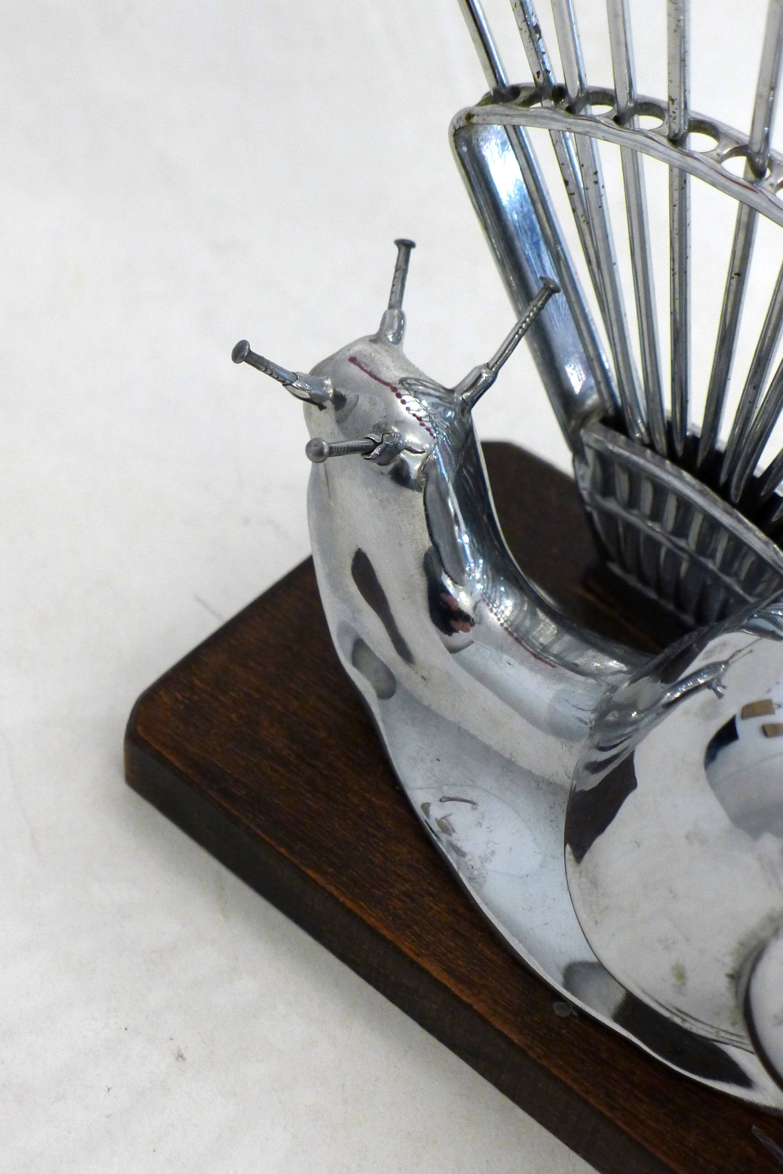 Set of snail forks / Art Deco aperitif 1930s