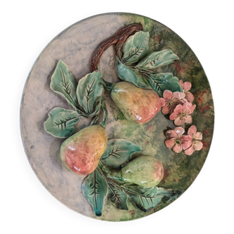 Longchamp wall slipware, 19th century