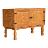 vintage sideboard | Brutalist cabinet | 1960s | Danish