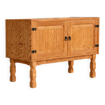 vintage sideboard | Brutalist cabinet | 1960s | Danish