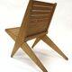 Foldable wooden garden chair from the 70s, Netherlands
