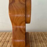 Vintage owl money box in solid pine