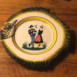 Assiette ancienne Henriot Quimper décor poisson