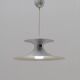 Scandinavian chandelier by MARKSLÖJD in aluminum and opaline, Sweden 1970