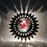 Metallic wall lamp