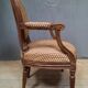 Fauteuil medaillon Louis XVI