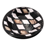 Ceramic checkerboard pocket emptier by Robert Picault, Vallauris