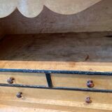 Secretary semainier in mahogany veneer