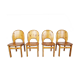 Rainer Daumiller pine wood dining chairs for Hirtshals Savvaerk  1980