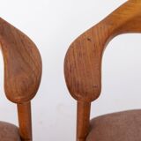 Set of 4 Erik Kirkegaard Chairs Model 49, Danish Mid Century 1960s Teak