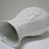 Porcelain vase biscuit Manfred Frey for AK Kaiser vegetable decoration