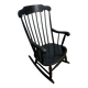 Black rocking chair/rocking seat Stol Kamnik Yugoslavia. 1960s