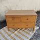 Petite commode anglaise chêne 3 tiroirs