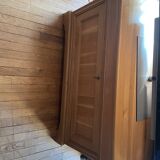Light oak hutch