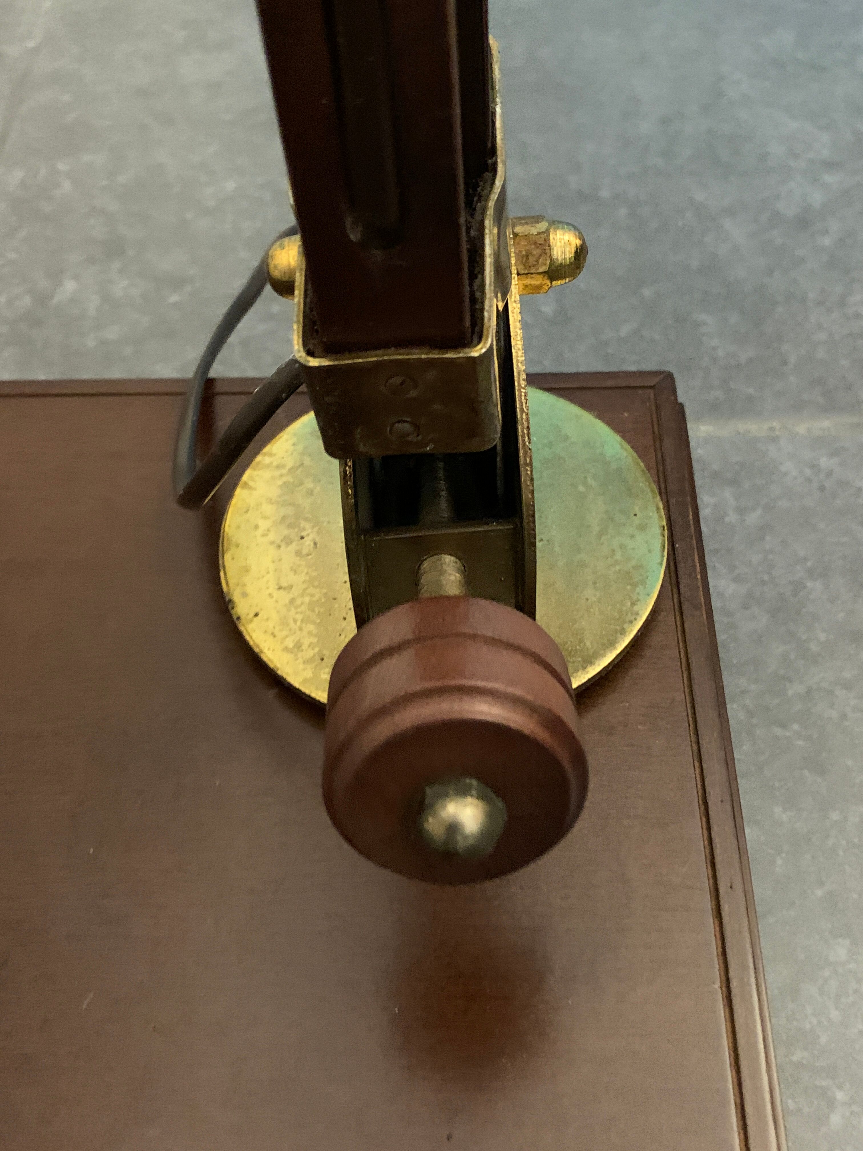 Adjustable and steerable wooden arch lamp lamp 1970