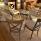 6 Roche Bobois chairs model Hauteville in solid beech.