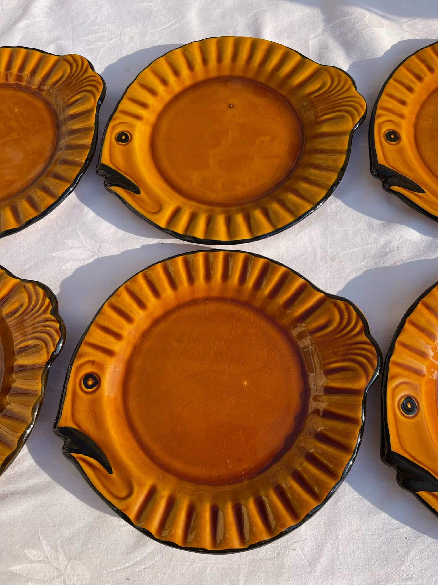 Plates and Dish Fish Vallauris