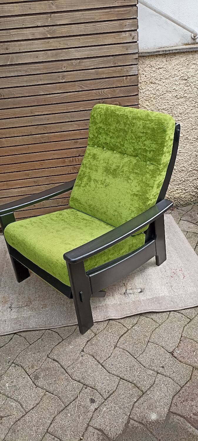 Vintage reclining armchair