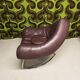Chili leather armchair with ottoman by Paul Falkenberg