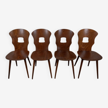 4 Baumann bistro chairs, Gentiane model