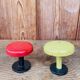 Vintage metal coat hooks duo