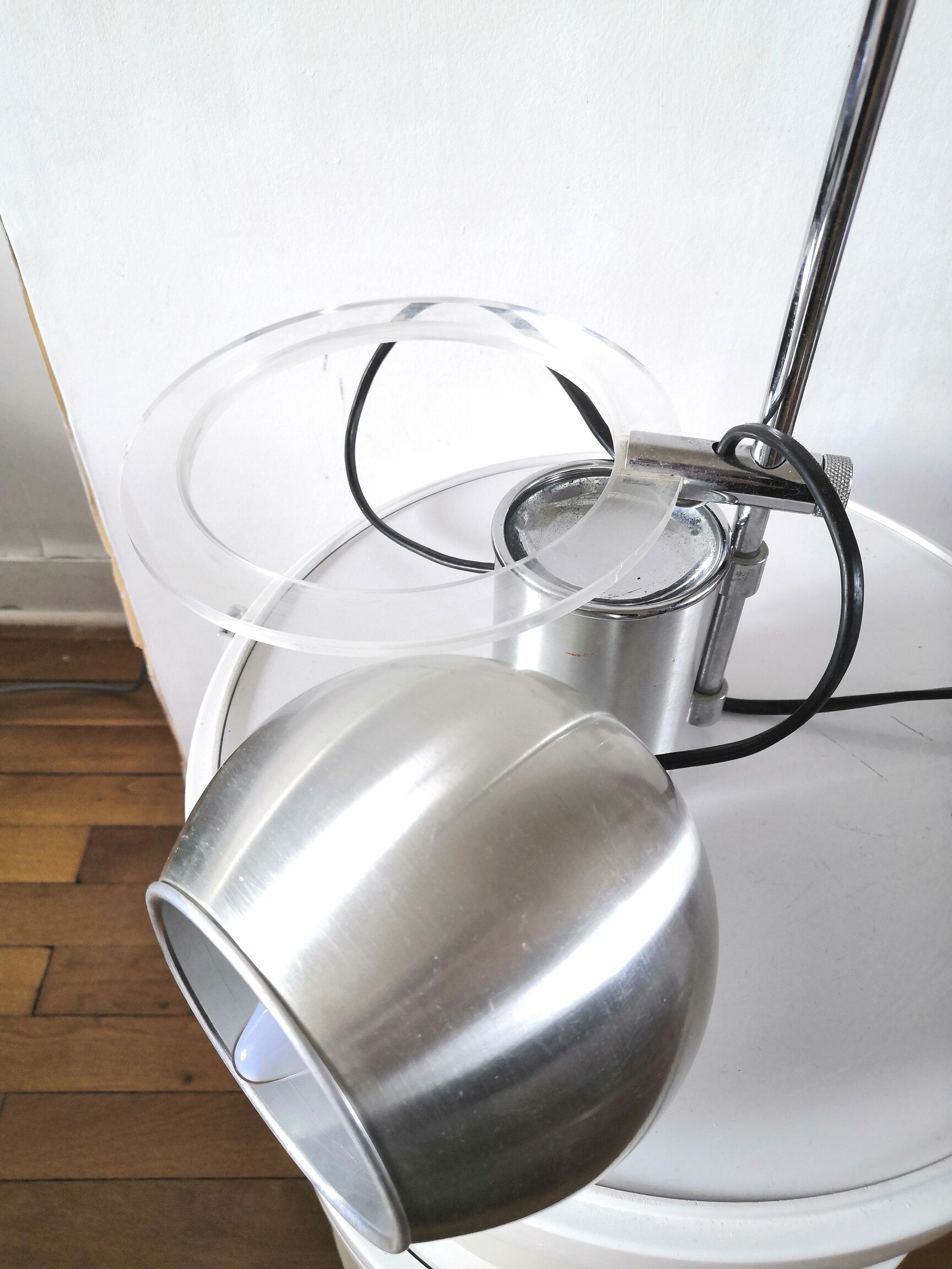 Ashtray lamp eyeball design 70s