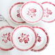 6 assiettes plates Badonviller